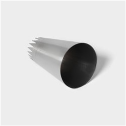 Насадка кондитерская «Французская звезда», d=3.4 см, выход 1.7 см, нержавеющая сталь