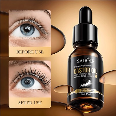 Касторовое масло для роста ресниц SADOER