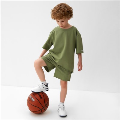 Шорты детские KAFTAN, размер 34 (122 - 128 см), хаки