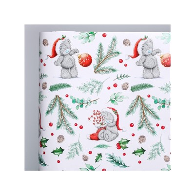 Бумага упаковочная глянцевая «С Новым Годом!», 50×70 см