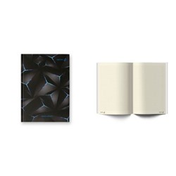 Бизнес-блокнот А5  64л клетка французская "Графика" 01670 (ББ247) SVETOCH