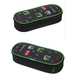 Пенал 1 отделение на молнии 220х90х50 мм "Пиксель бум" (095126) 73297 Хатбер