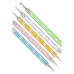 Kristaller Набор цветных дотсов для дизайна ногтей / KR-405, 5 шт. KRISTALLER, 1106392