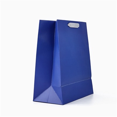 Пакет подарочный новогодний ламинированный «С Новым годом», глиттер, ML 23×27×11.5 см