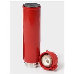 Термос Мастер К «Топ», 500 мл (± 50 мл), 6.5×23.3 см, сохраняет тепло 8 ч, нержавеющая сталь, красный