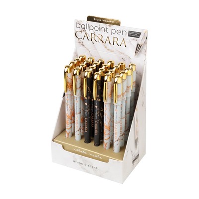 Ручка шариковая 0.38 мм "Carrara" синяя 20-0204/61 Bruno Visconti