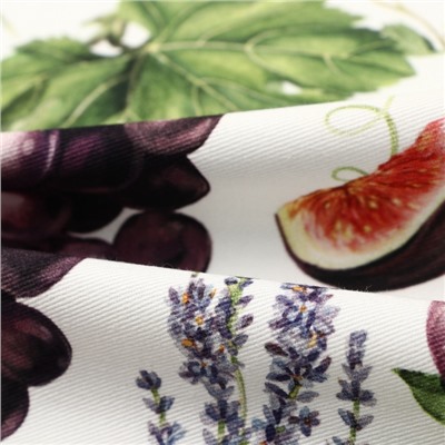 Скатерть «Этель. Фруктовый сад», 149×110 см, 100% хлопок, саржа 190 г/м²