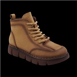 Ботинки из натуральной кожи SE10-6 бежевые