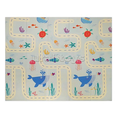 Коврик развивающий "В лесу и в океане" (180*200*0.8cm)