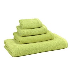 Махровое полотенце "Светофор"-лайм 30*50 см. хлопок 100%