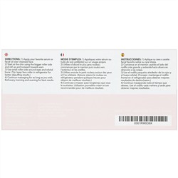 Grace & Stella, роликовый массажер для лица из розового кварца, 1 шт.