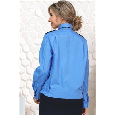 0206 Рубашка охранника женская (Голубой)