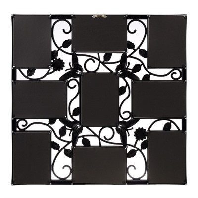 Фоторамка коллаж 53х53 см бабочка / KS808 /уп 24/9 фото черная