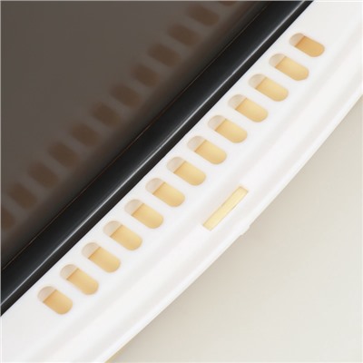 Туалет закрытый прозрачный 51×34×37 см, жёлтый+совок