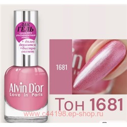 Alvin D`or Гель-лак для ногтей  тон 1681 жемчужно-розовый 12мл