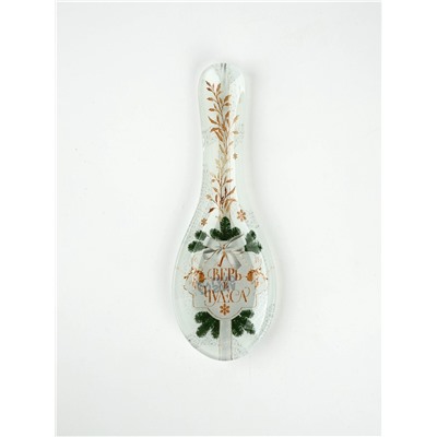 Подставка под ложку новогодняя «Верь в чудеса», 21.4×7.5×2 см