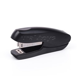 Степлер "Attomex" 24/6&26/6 (мощность 15 листов, глубина скрепления 50 мм) пластиковый, 2 вида скрепления, в картонной коробке, черный