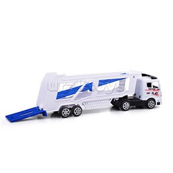 Автовоз, с полицейским транспортом, под колпаком