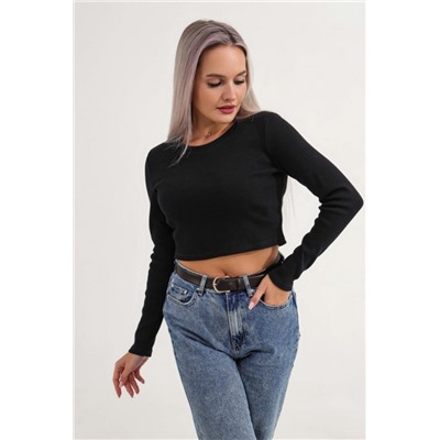 Топ с длинным рукавом 11287 (Черный)