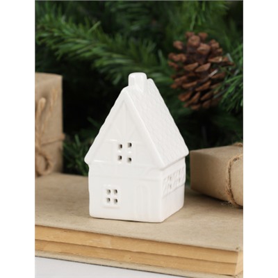 Фигурка Домик с подсветкой новогодний 8 см / 7101 /уп 120/LED