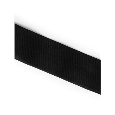 Резинка вязаная, 60 мм, 40±2 м, чёрная