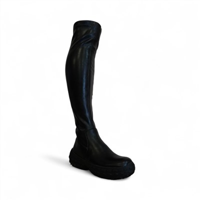 Сапоги-чулки демисезонные G1005 черные п/п