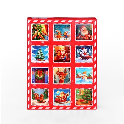 Адвент- календарь с чаем «Почта новогодняя», 215 г