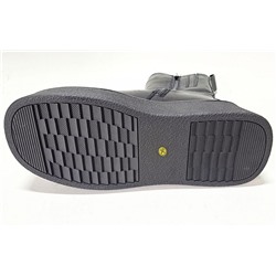 H609M-L951-2T черн кожа Ботинки зима женские (38-41)/4