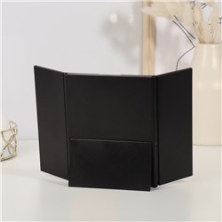 Зеркало настольное, трюмо, 12.5×15.3 см, (5×11×15 см), МИКС