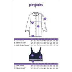 Комплект (Блузка+Жилет) PLAYTODAY, 1131601
