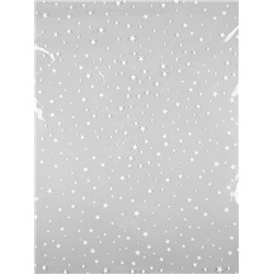 Плёнка глянцевая прозрачная «Звёздочки», 0.6×10 м