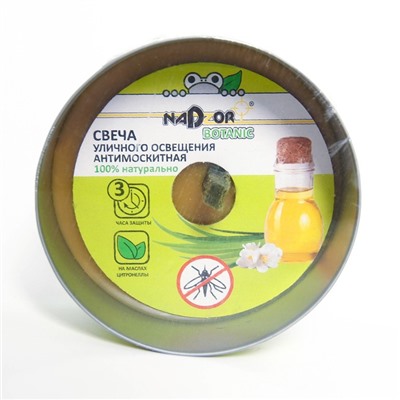 Свеча антимоскитная "Nadzor" Botanic, 1 шт