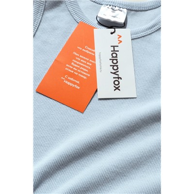 Майка-топ в рубчик для девочки Happyfox