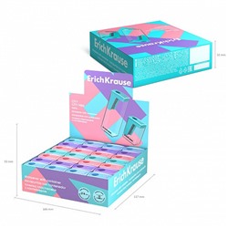 Точилка пласт. с контейнером  1 отв. City Mini, Pastel, ассорти (208052)