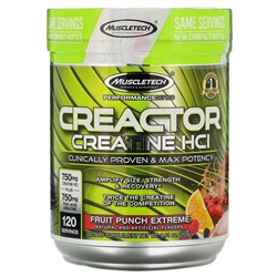 Muscletech, Performance Series, CREACTOR, формула гидрохлорида креатина, с фруктовым вкусом, 269 г (9,51 унции)