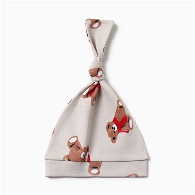 Комбинезон детский с шапочкой «Крошка Я. Новогодние медвежата», рост 86-92 см