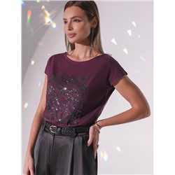 VILATTE Футболка D49.134