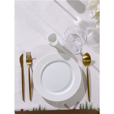 Скатерть «Этель. Кроличья ферма», 149×110 см, 100% хлопок, саржа 190 г/м²