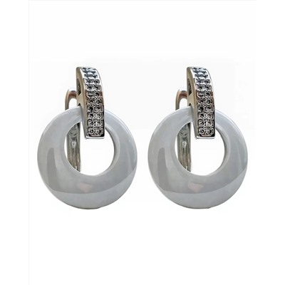 Серьги с керамикой