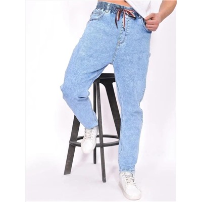 Джинсы бананы мужские