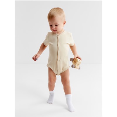 Боди детское MINAKU Nature, рост 54-56 см, бежевое