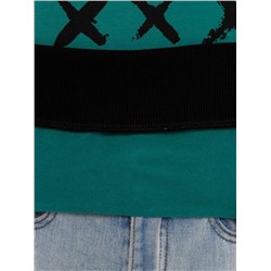 Толстовка женская ТЖ-36 (Зеленые крестики)