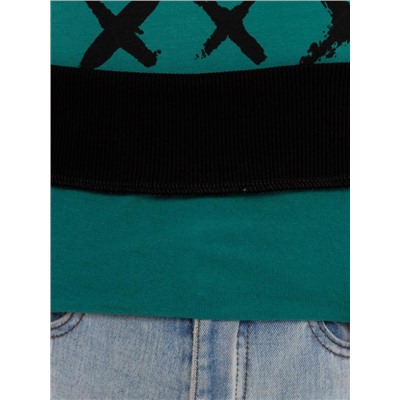 Толстовка женская ТЖ-36 (Зеленые крестики)