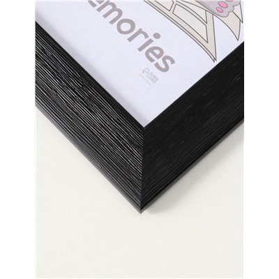 Фоторамка для фото 21×30 см Keep memories Luxe Elegance, с ножкой, пластик, чёрный, (пластиковый экран)