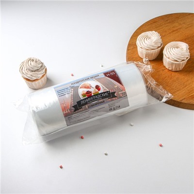 Мешок кондитерский, h=55 см, рулон 100 шт., 55×25 см, прозрачный