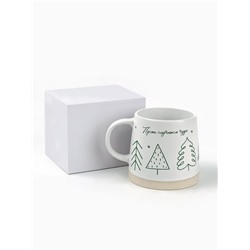 Кружка новогодняя керамическая «Пусть случится чудо», 360 мл, ручная работа