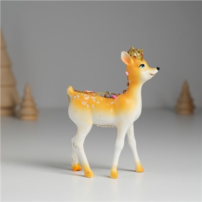 Фигурка-подвеска «Олень в короне, с посыпкой», ёлочная игрушка, 7.5×3.5×10.5 см