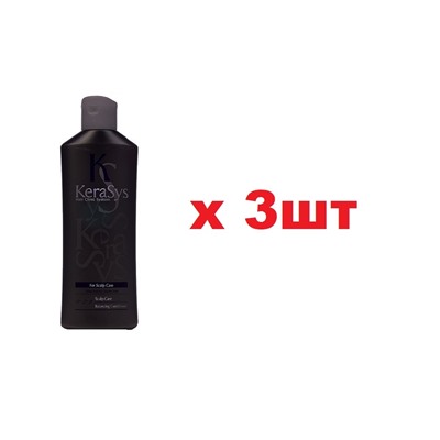 KeraSys Шампунь Уход за сухой кожей головы 180мл 3шт