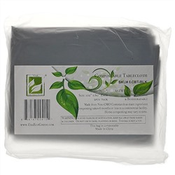 Earth's Natural Alternative, Compostable Tablecloth, Black, 2 Pack