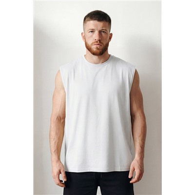 Мужская футболка оверсайз без рукавов Happyfox